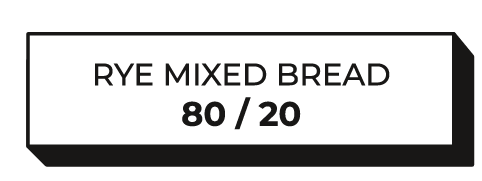 Grafik: Roggen Mischbrot 80/20