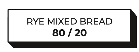 Grafik: Roggen Mischbrot 80/20