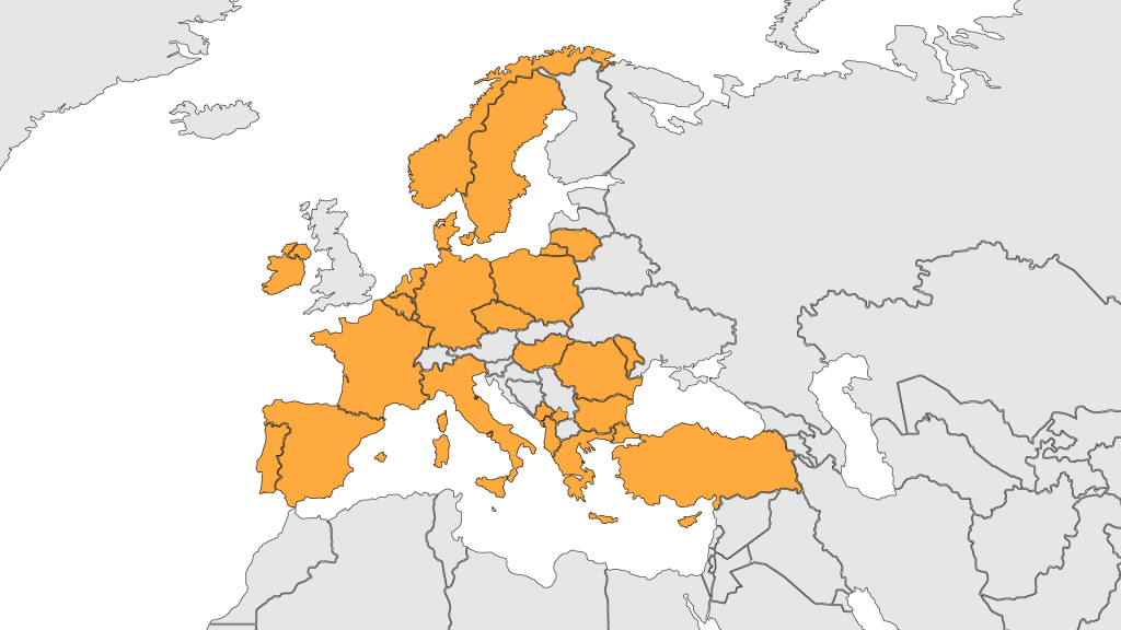 Informationsgrafik BÖCKER Vertretungen Weltweit
