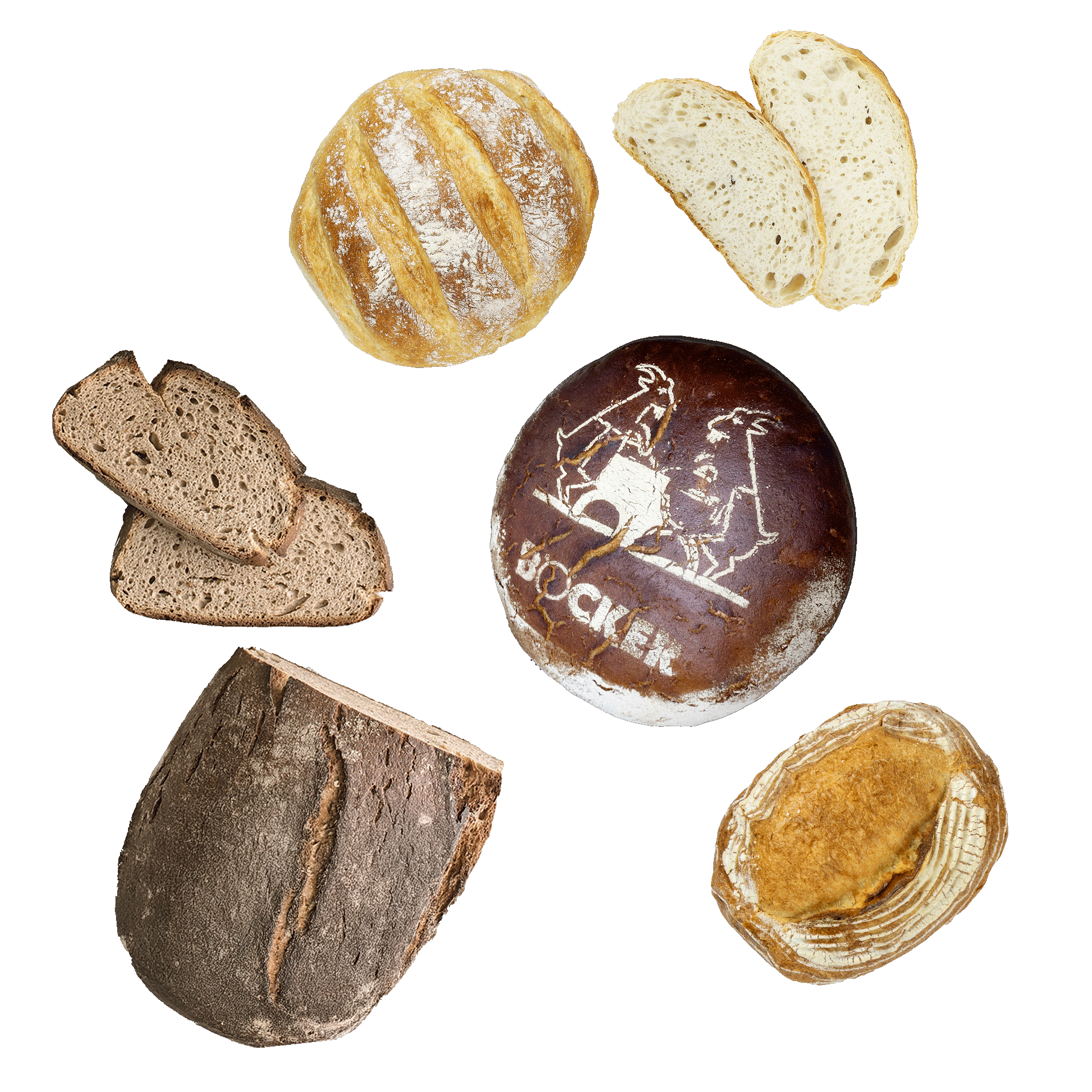 Various baked goods with flavor power